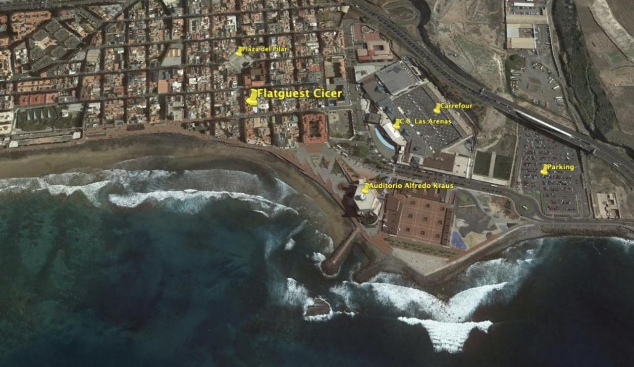 Flatguest Cicer - 3Bdr + Balcony + Beach Las Palmas / Gran Canaria Exterior foto